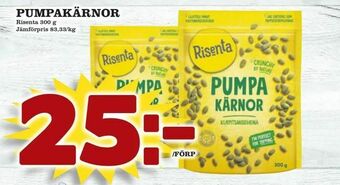 minmatbutik Pumpakärnor erbjuda