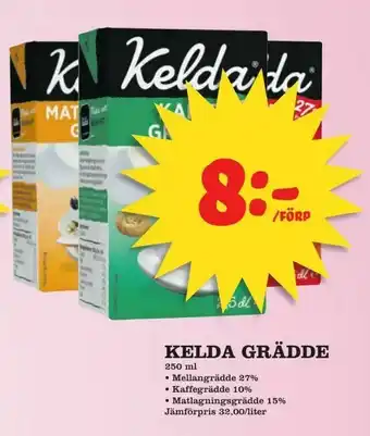 minmatbutik Kelda grädde erbjuda