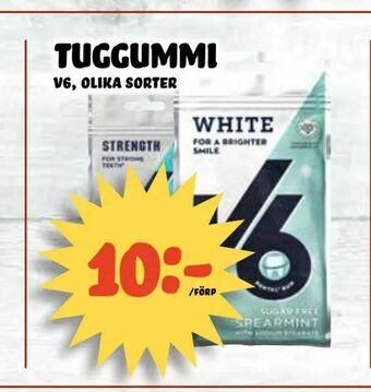 Nelins tuggummi erbjuda