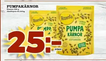 Pumpakärnor