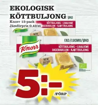 Ekologisk köttbuljong