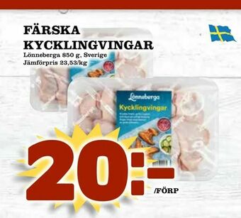 Prisma Mat Färska kycklingvingar erbjuda