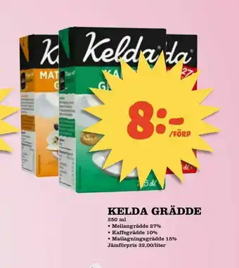 Prisma Mat Kelda grädde erbjuda
