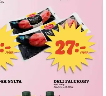 Deli falukorv