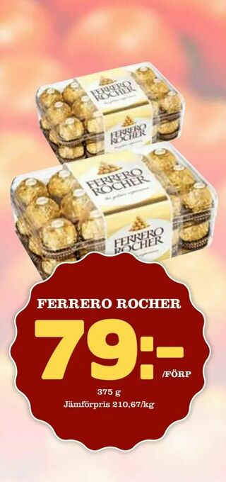 Prisma Mat Ferrero rocher erbjuda