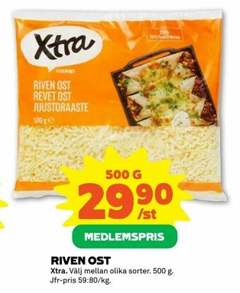 Stora Coop Riven ost erbjuda