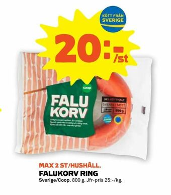 Stora Coop Falukorv ring erbjuda