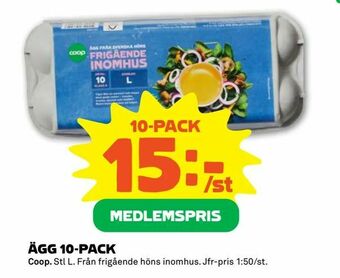 Stora Coop Ägg 10-pack erbjuda