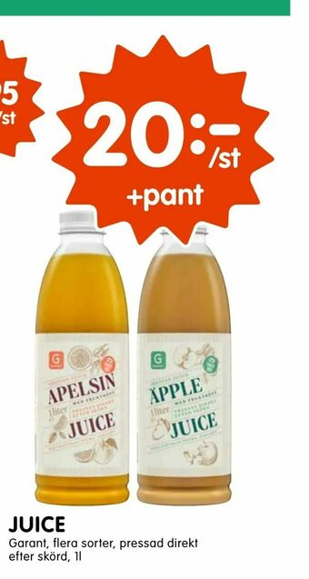 Tempo Juice erbjuda
