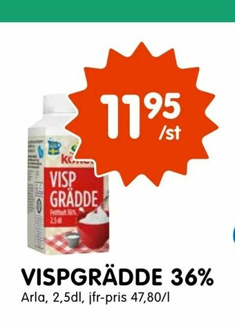 Tempo Vispgrädde 36% erbjuda