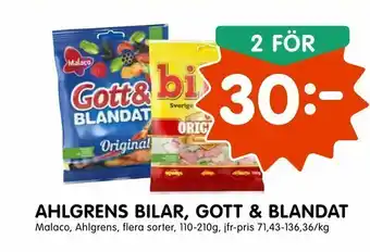 Ahlgrens bilar, gott & blandat