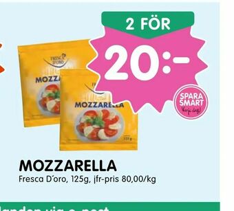 Tempo Mozzarella erbjuda