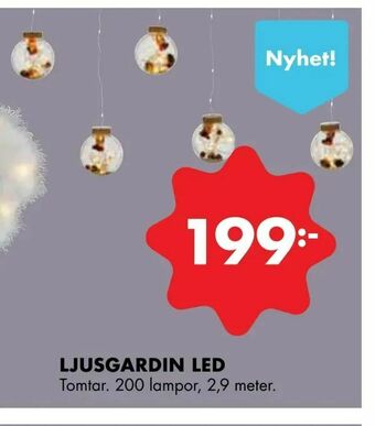 ÖoB Ljusgardin led erbjuda