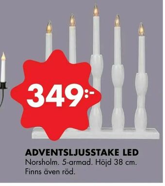 ÖoB Adventsljusstake led erbjuda