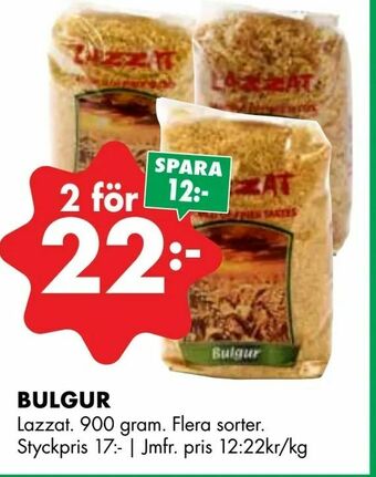 ÖoB Bulgur erbjuda