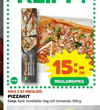 Coop Pizzakit erbjuda