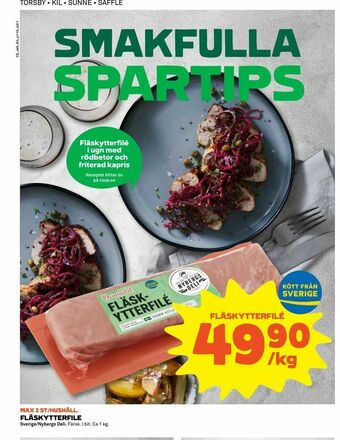 Coop Extra Fläskytterfile erbjuda