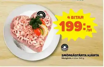 Smörgåstårta hjärta