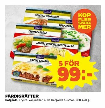 Coop Extra Färdigrätter erbjuda