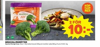 Coop Extra Broccoli/morötter erbjuda