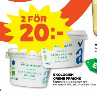 Coop Forum Ekologisk creme fraiche erbjuda
