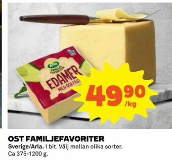 Coop Konsum Ost familjefavoriter erbjuda