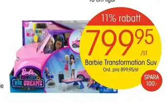 EKO Barbie Transformation Suv erbjuda