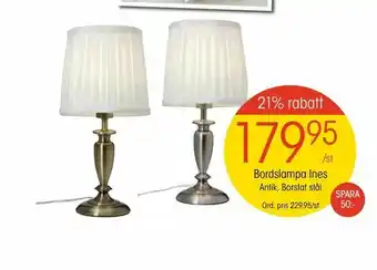 Bordslampa Ines