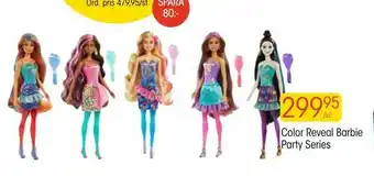 EKO Color Reveal Barbie Party Series erbjuda