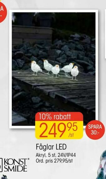 EKO Fåglar LED erbjuda