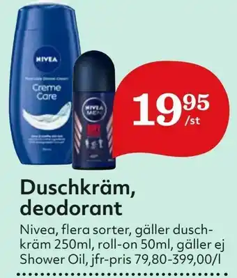 Hemköp Duschkräm, deodorant erbjuda