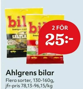 Hemköp Ahlgrens bilar erbjuda