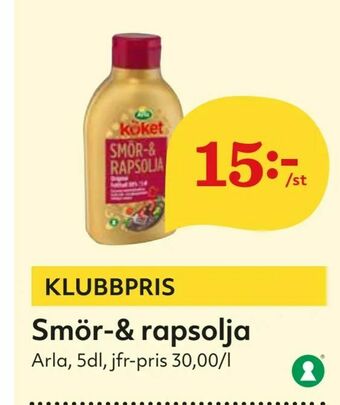 Hemköp Smör-& rapsolja erbjuda