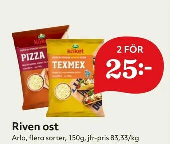 Hemköp Riven ost erbjuda