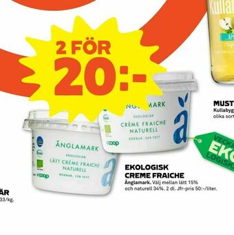 Stora Coop Ekologisk creme fraiche erbjuda