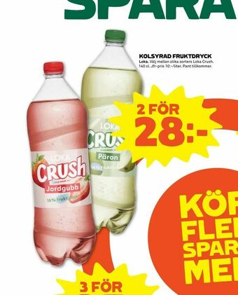 Stora Coop Kolsyrad fruktdryck erbjuda