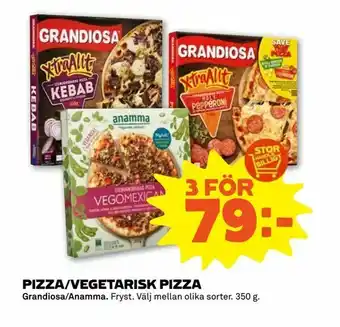 Stora Coop Pizza/vegetarisk pizza erbjuda