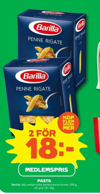 Stora Coop Pasta erbjuda