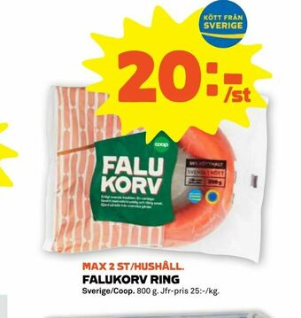 Stora Coop Falukorv ring erbjuda