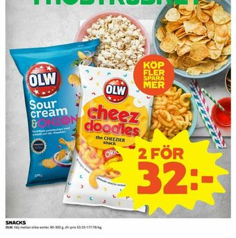 Coop Extra Snacks erbjuda