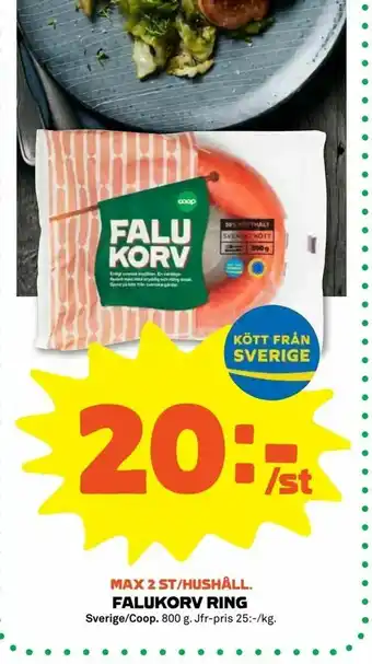 Coop Forum Falukorv ring erbjuda