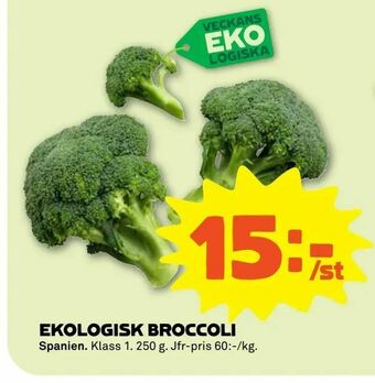 Coop Forum Ekologisk broccoli erbjuda