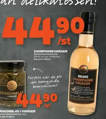 Stora Coop Champagnevinäger erbjuda