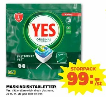 Stora Coop Maskindisktabletter erbjuda