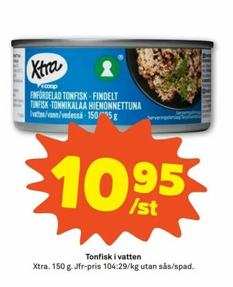 Stora Coop Tonfisk i vatten erbjuda
