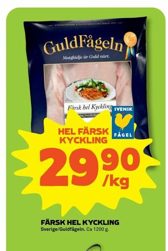 Stora Coop Färsk hel kyckling erbjuda