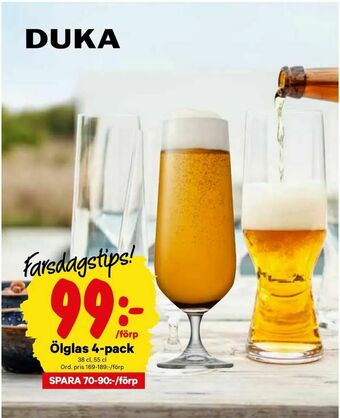 City Gross Ölglas 4-pack erbjuda