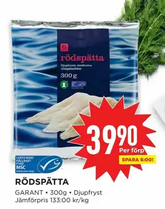 Rödspätta