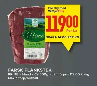 Färsk flankstek