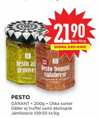 Willys Hemma Pesto erbjuda